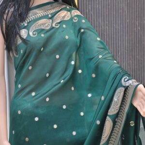 banarasi dupiyan silk buti saree