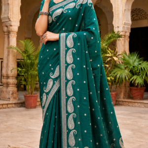 banarasi dupion silk buti saree