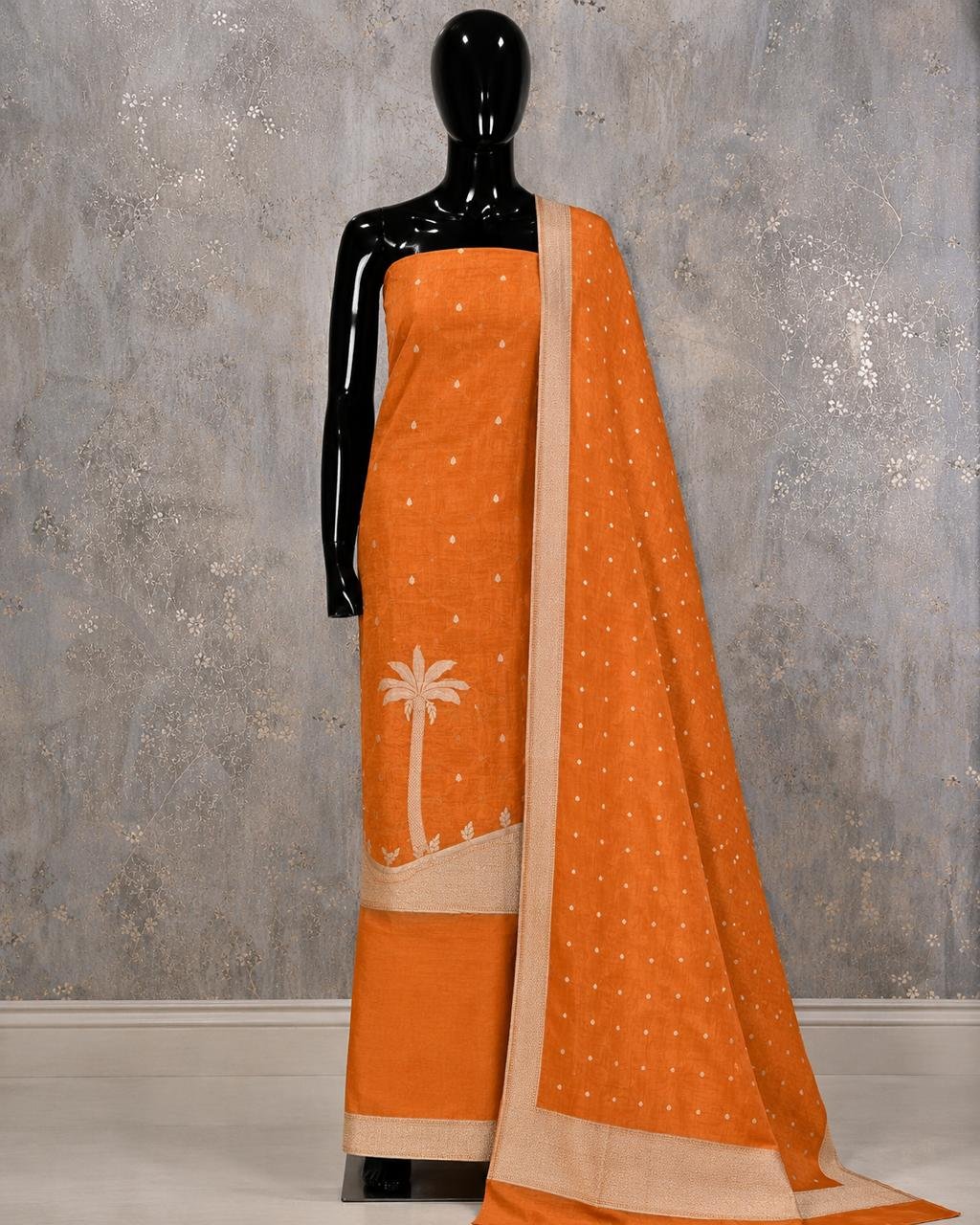 Pure Mal Chanderi Silk Suit Fabrics Pure Mal Chanderi Silk Suit Fabrics