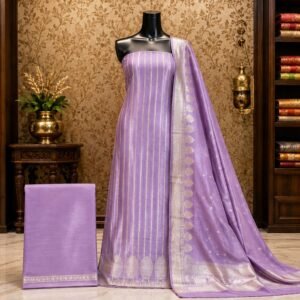 Pure Katan Silk Salwar Suit Fabric Handloom