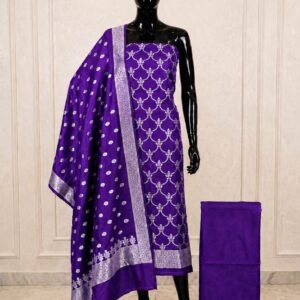 Pure Katan Silk Suit Fabrics Handloom