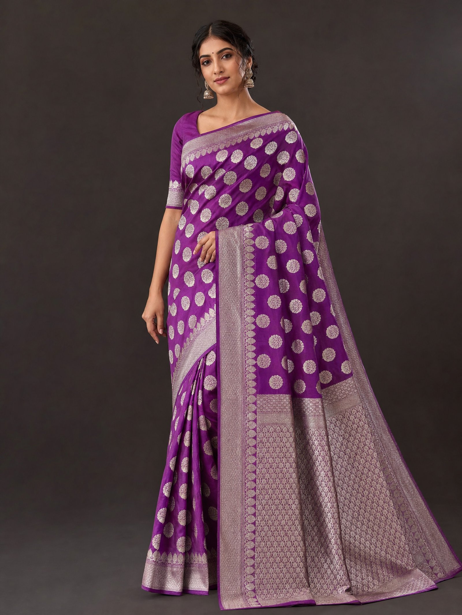 Pure Katan Silk Banarasi handloom Pure Katan Silk Banarasi handloom