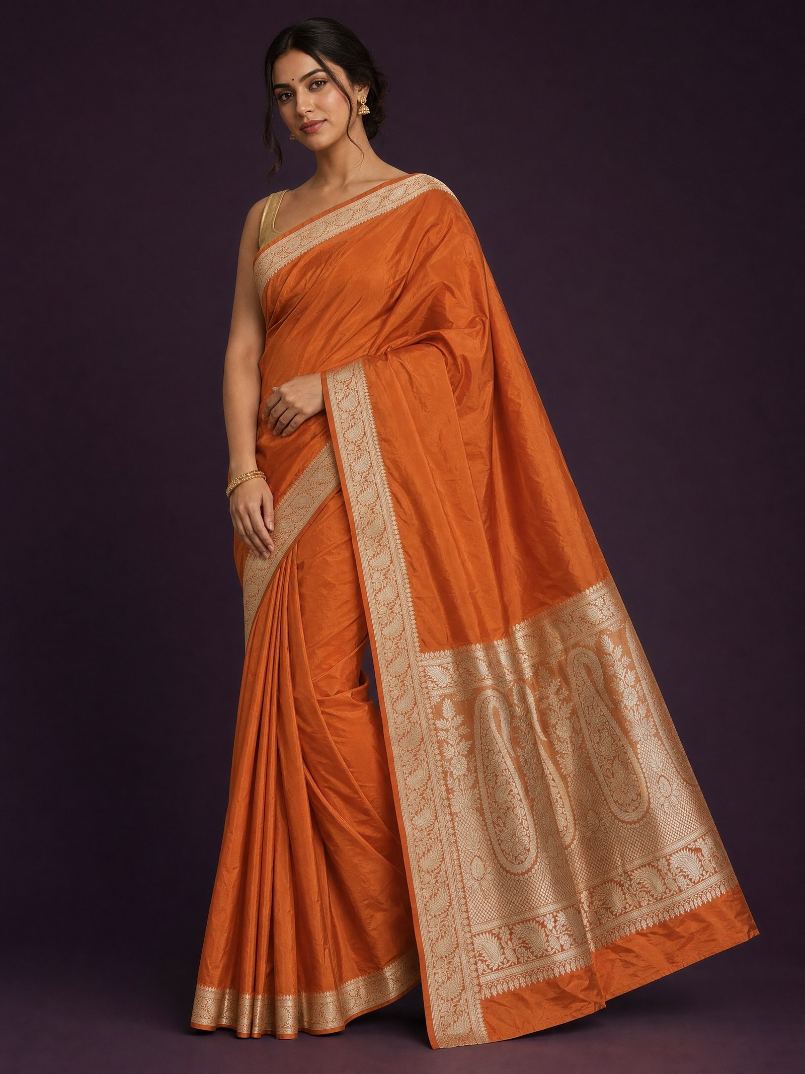 Pure Katan Silk Kadhuwa Buti Pure Katan Silk Kadhuwa Buti
