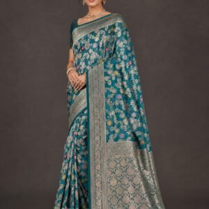 Pure Katan Silk Banarasi handloom